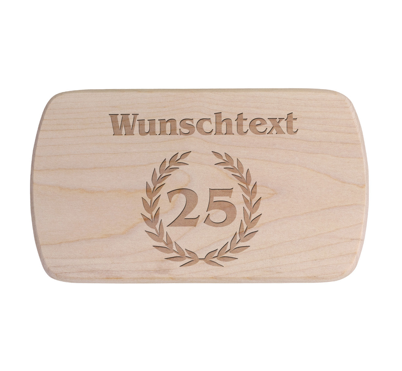 Ahorn Frühstücksbrettchen - Jubiläum 25