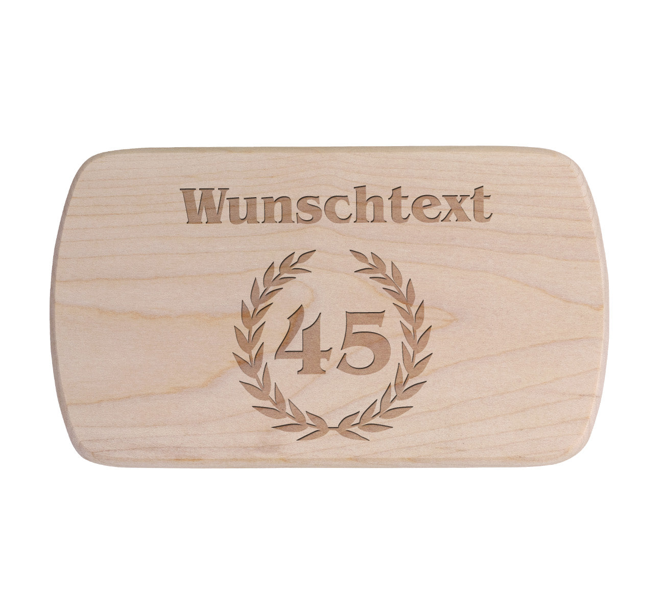 Ahorn Frühstücksbrettchen - Jubiläum 45