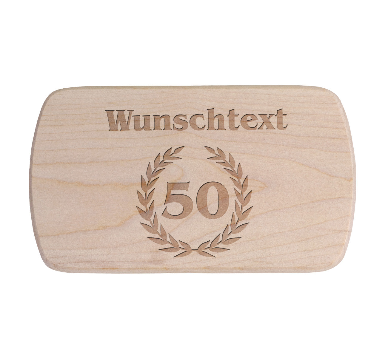Ahorn Frühstücksbrettchen - Jubiläum 50
