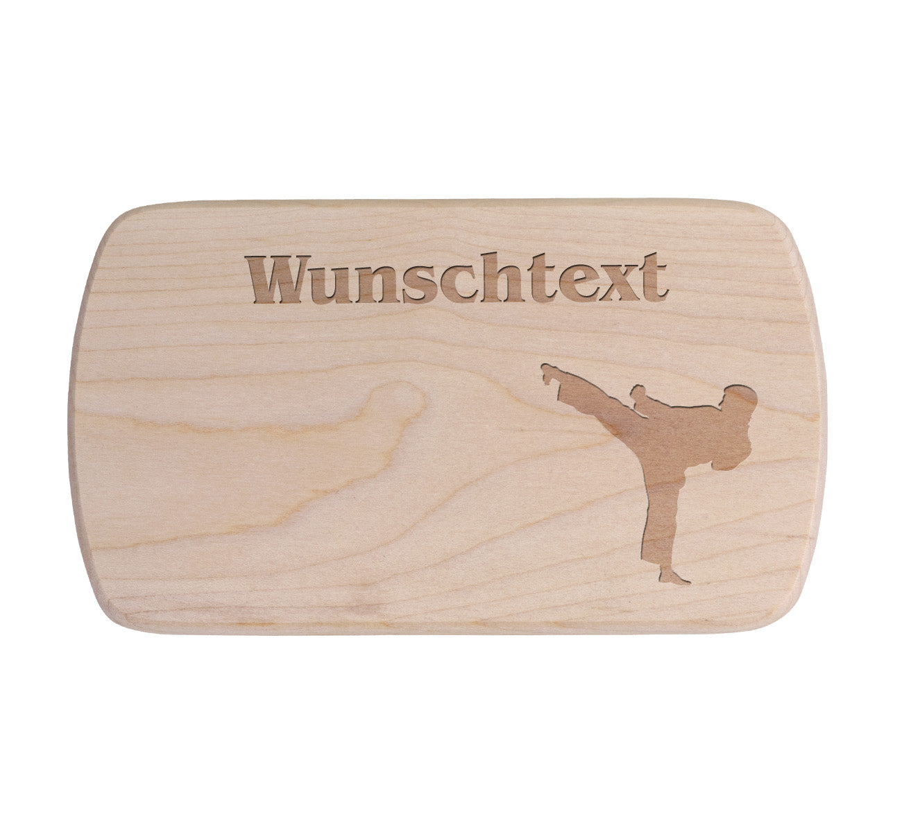 Ahorn Frühstücksbrettchen - Karate