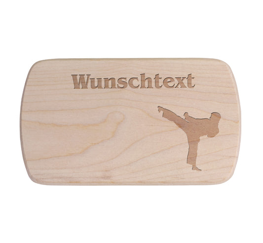 Ahorn Frühstücksbrettchen - Karate