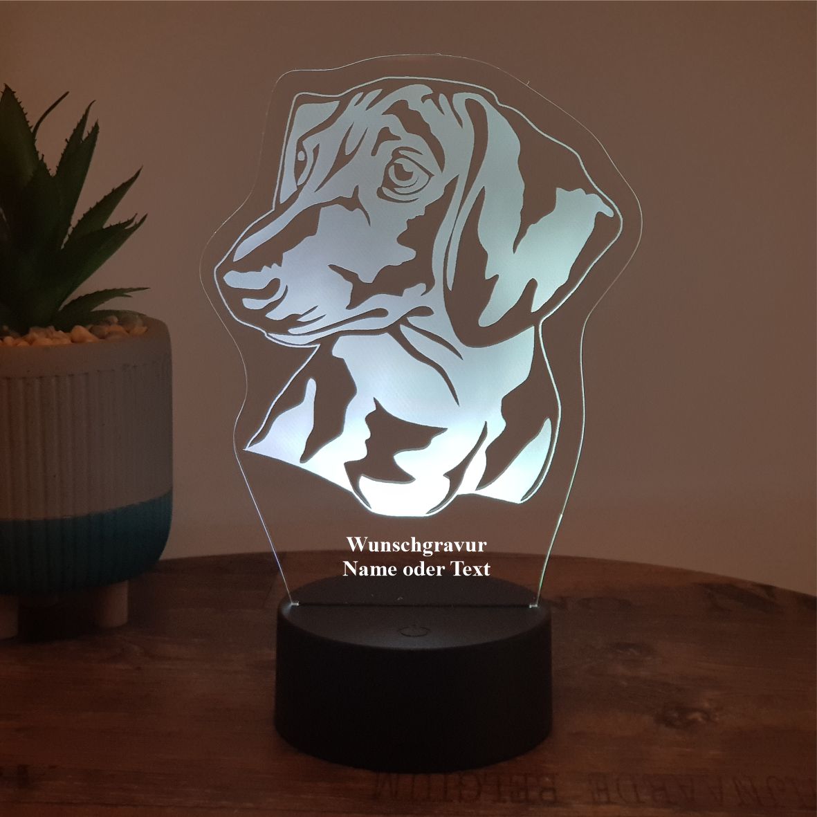 LED Lampe Dackel