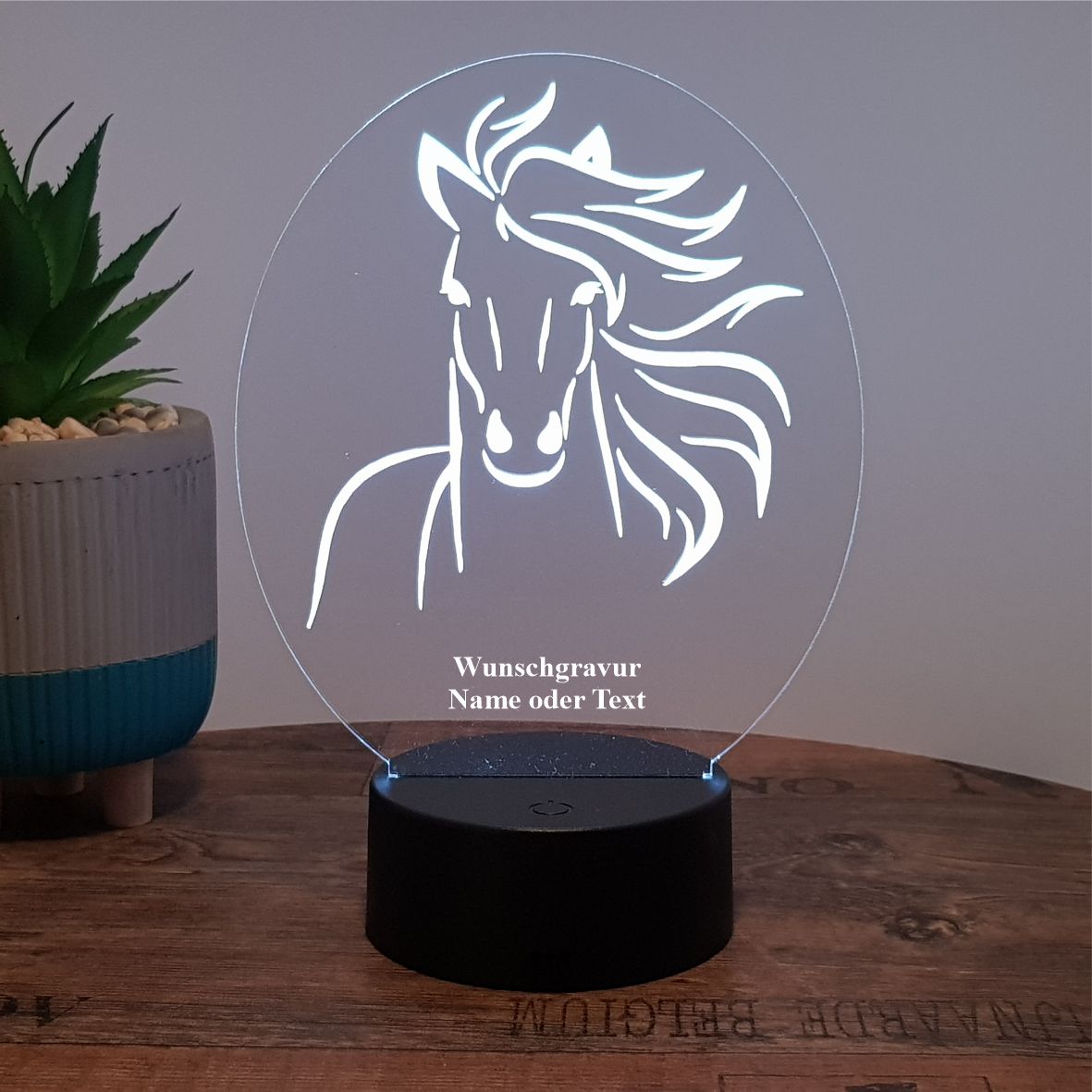 LED Lampe Pferd
