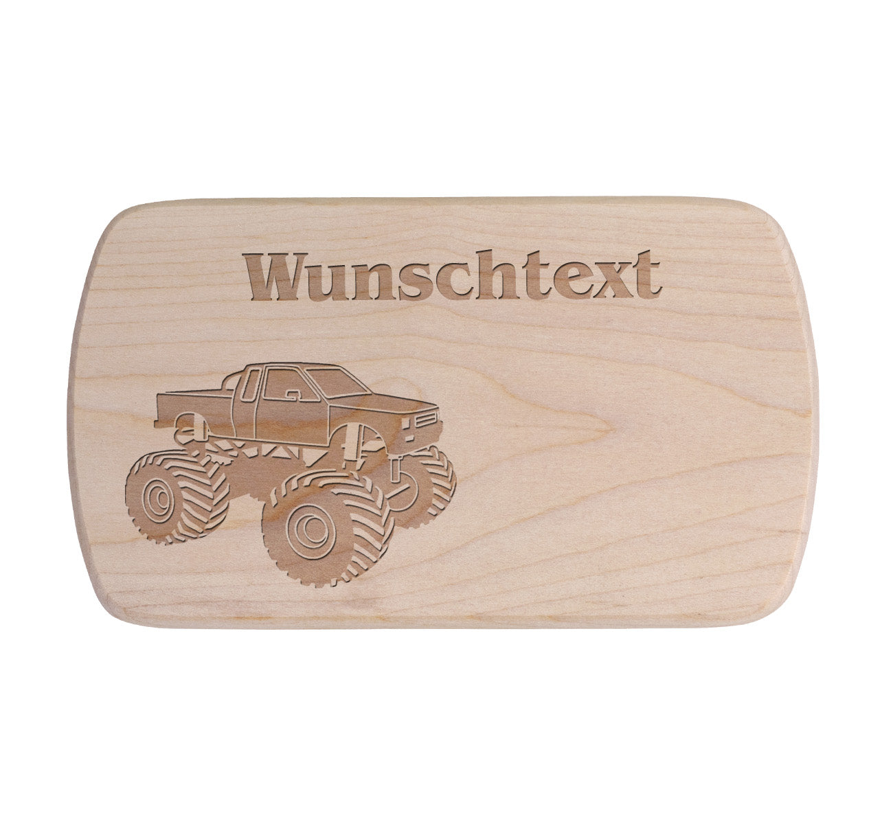 Ahorn Frühstücksbrettchen - Monstertruck