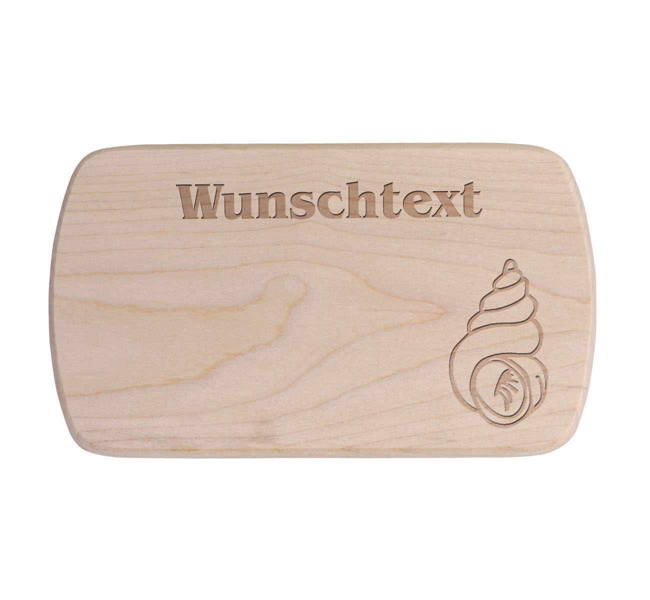 Ahorn Frühstücksbrettchen - Muschel 3