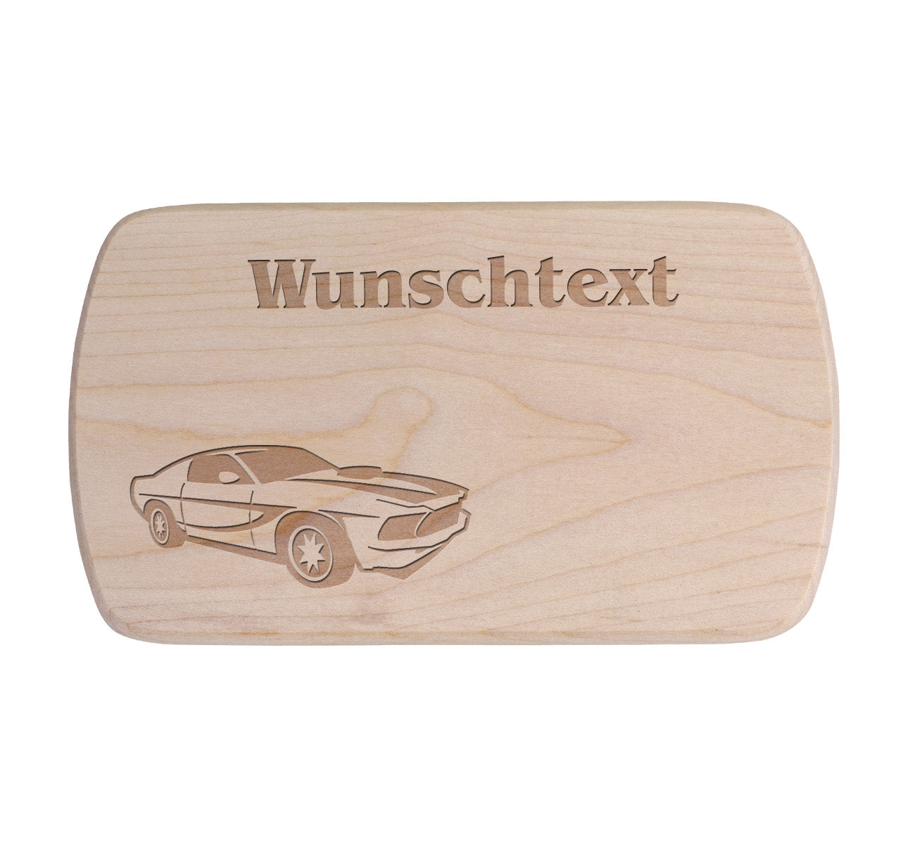 Ahorn Frühstücksbrettchen - Mustang