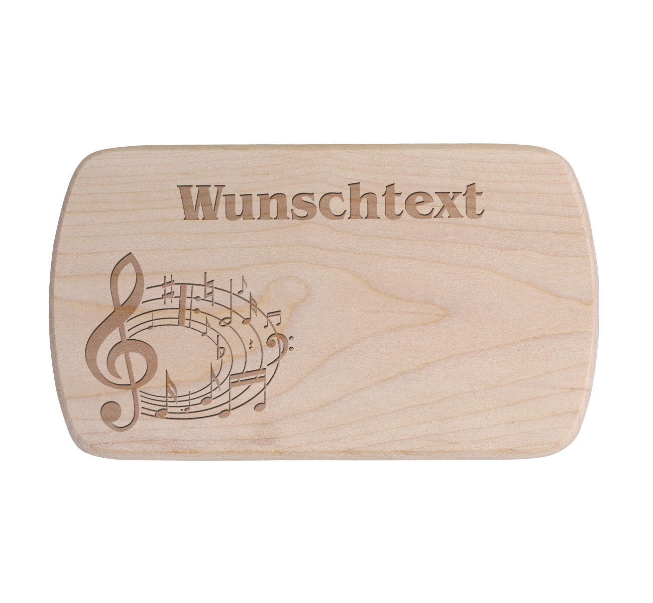Ahorn Frühstücksbrettchen - Musik - Noten 1