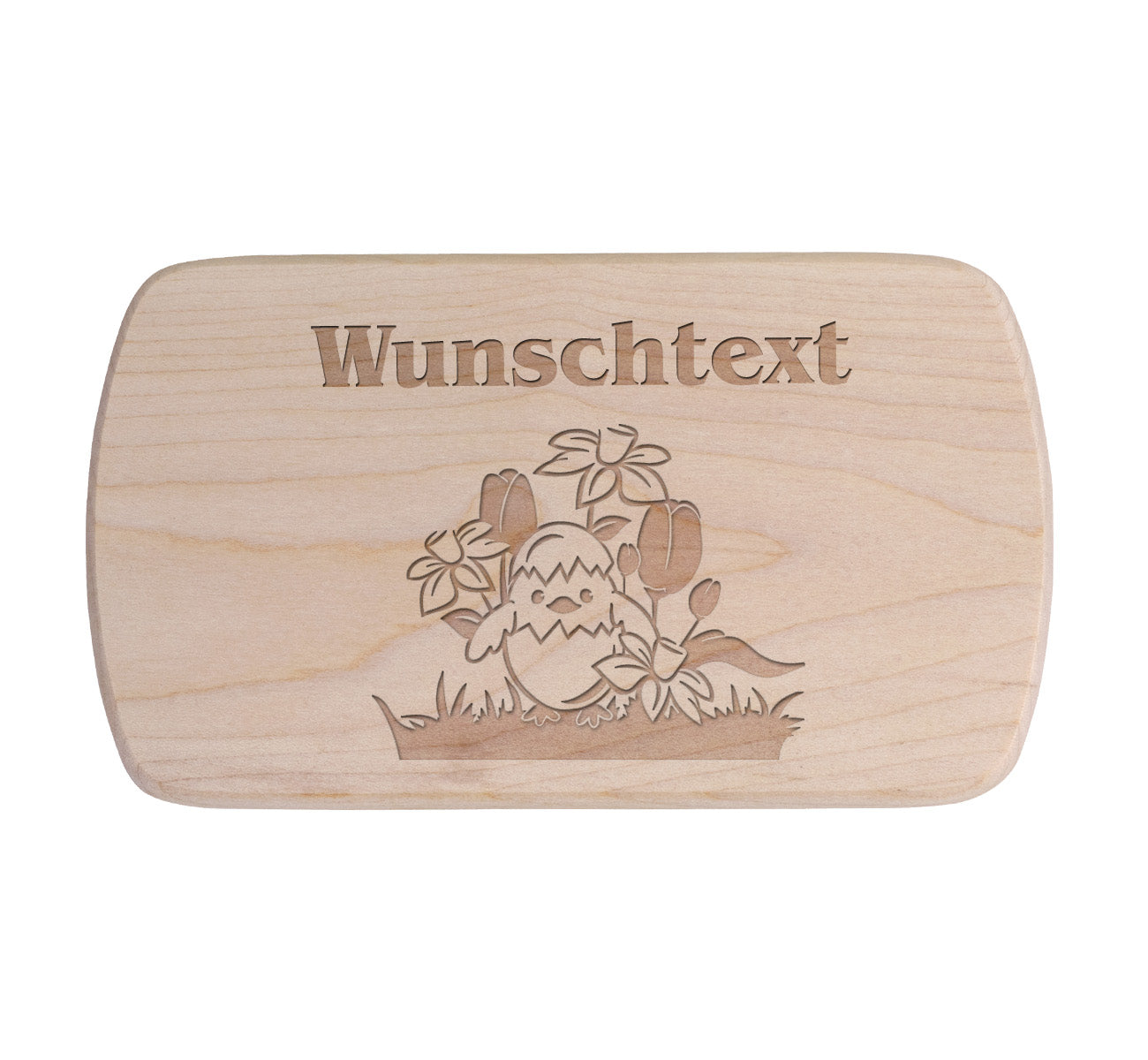 Ahorn Frühstücksbrettchen - Ostern Küken