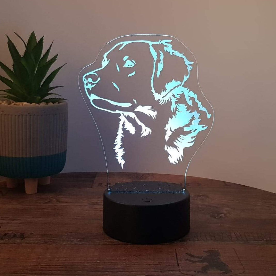 LED Lampe Hund - Golden Retriever