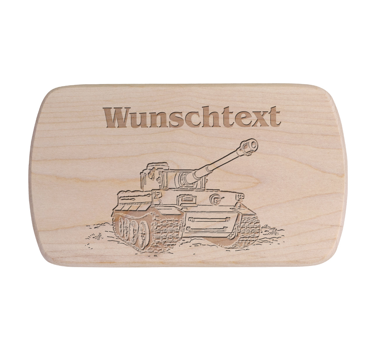Ahorn Frühstücksbrettchen - Panzer 1