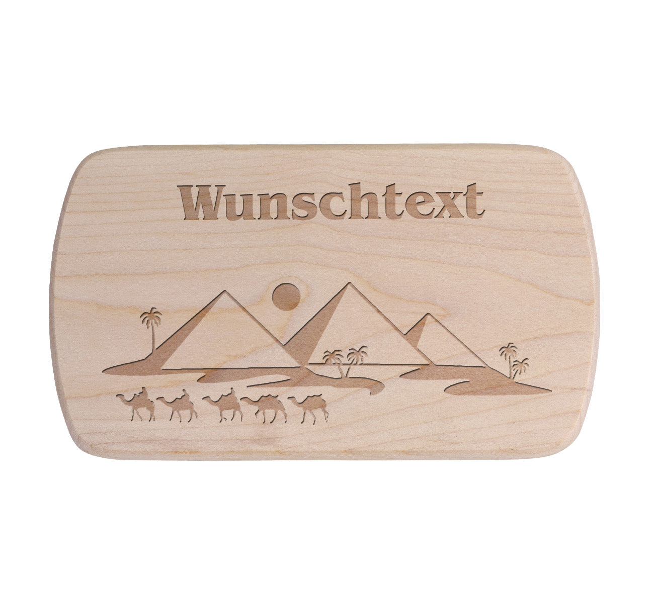 Ahorn Frühstücksbrettchen - Pyramiden