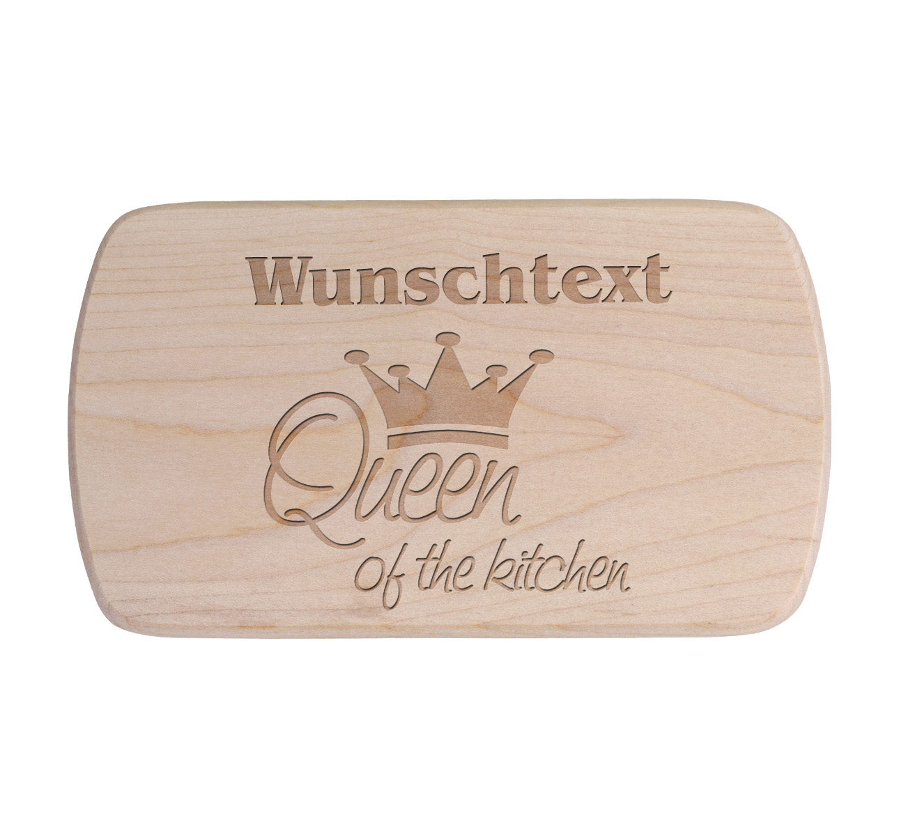 Ahorn Frühstücksbrettchen - Queen of the ktchen