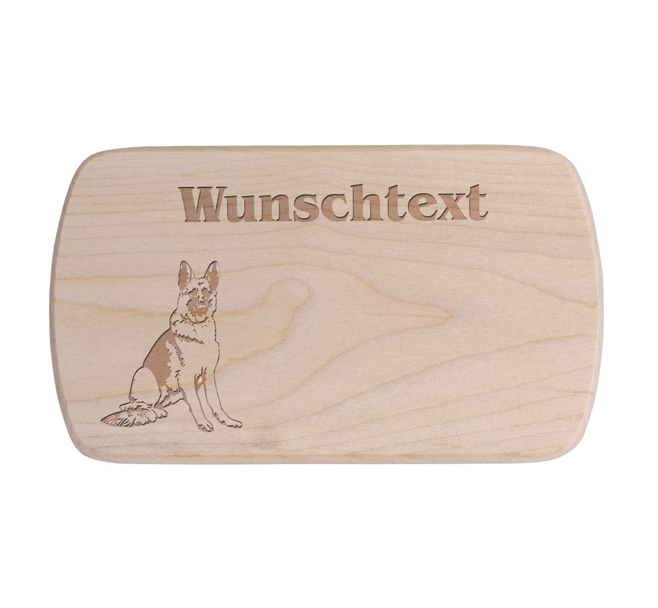 Ahorn Frühstücksbrettchen - Schäferhund