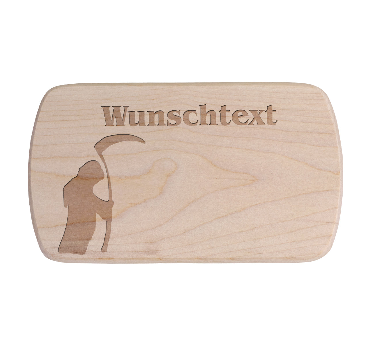 Ahorn Frühstücksbrettchen - Sensemann