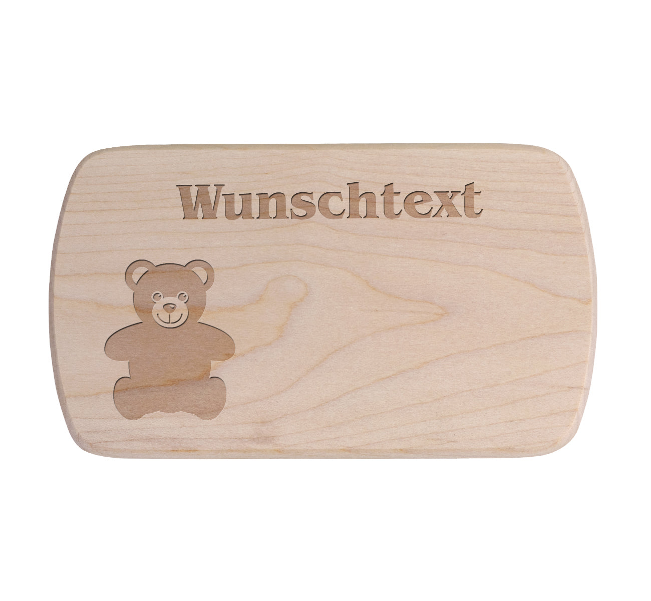 Ahorn Frühstücksbrettchen - Teddy 2