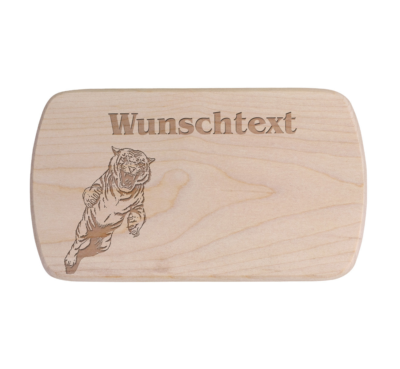 Ahorn Frühstücksbrettchen - Tiger