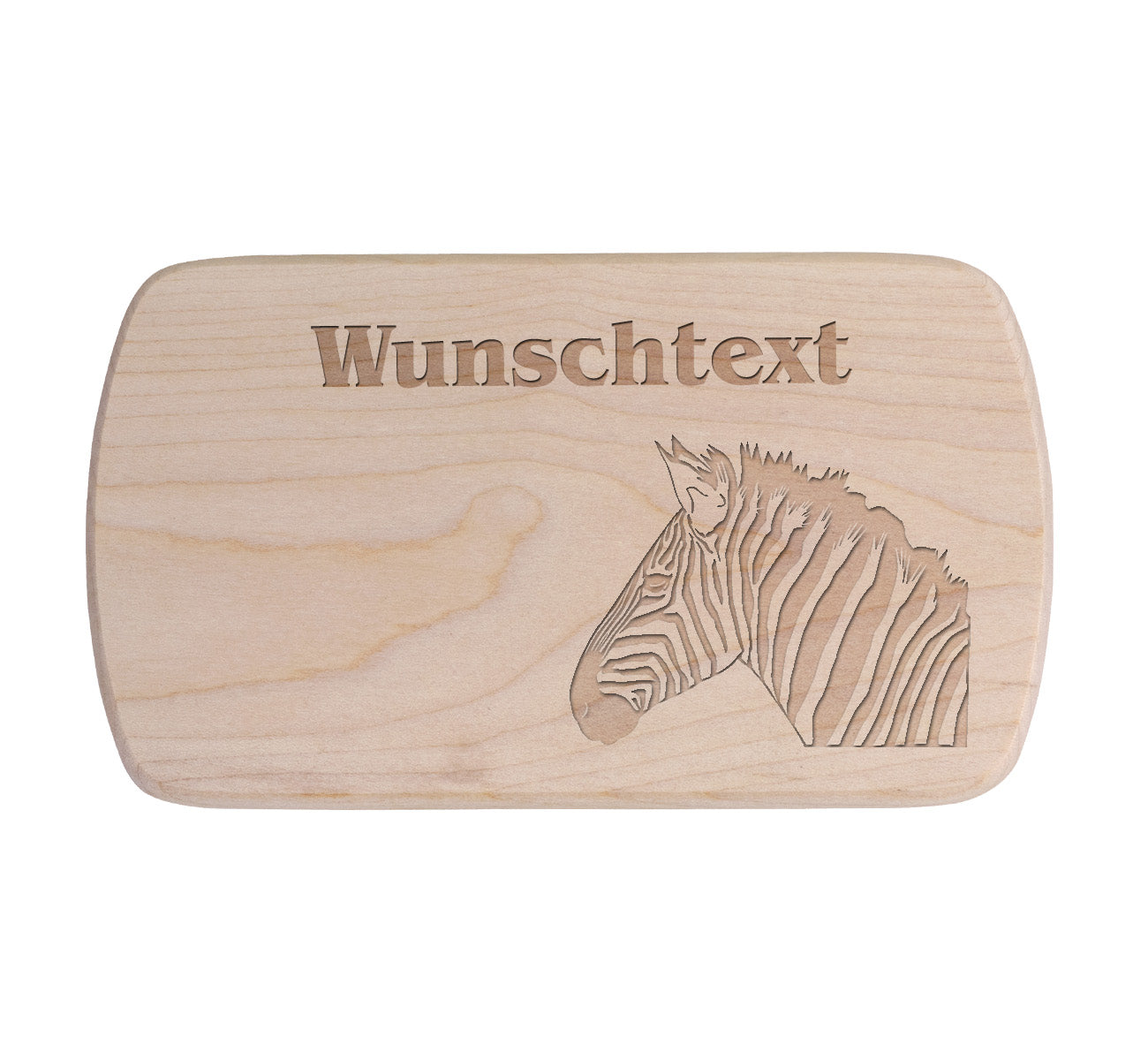 Ahorn Frühstücksbrettchen - Zebra