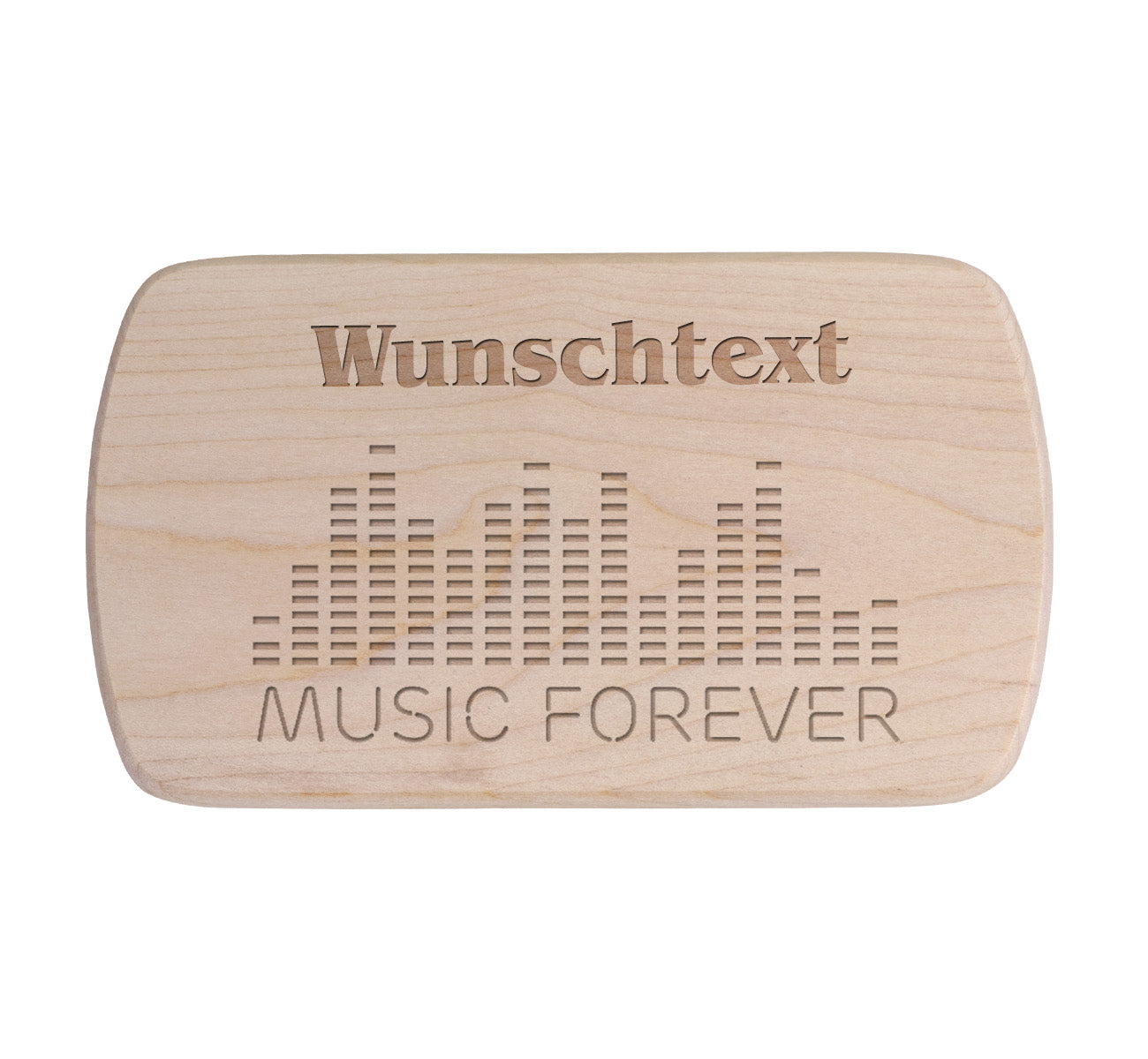 Ahorn Frühstücksbrettchen - music forever
