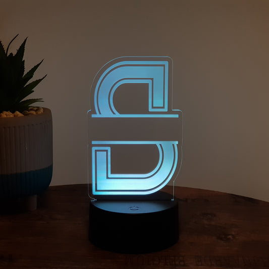 LED- Namenslampe / Buchstabe "S"