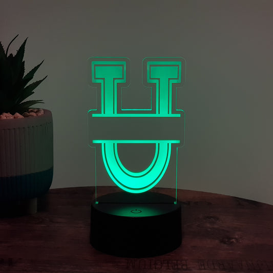LED- Namenslampe / Buchstabe "U"