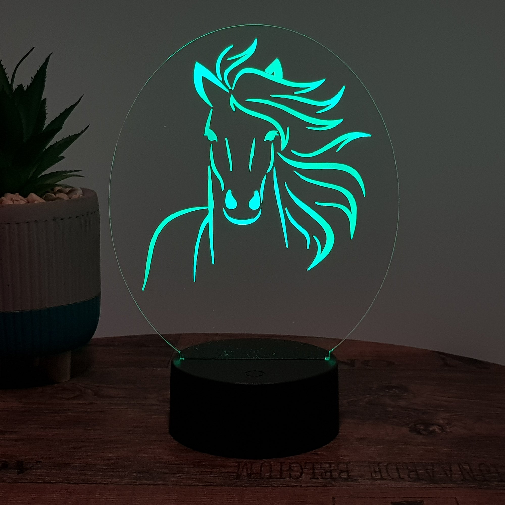 LED Lampe Pferd