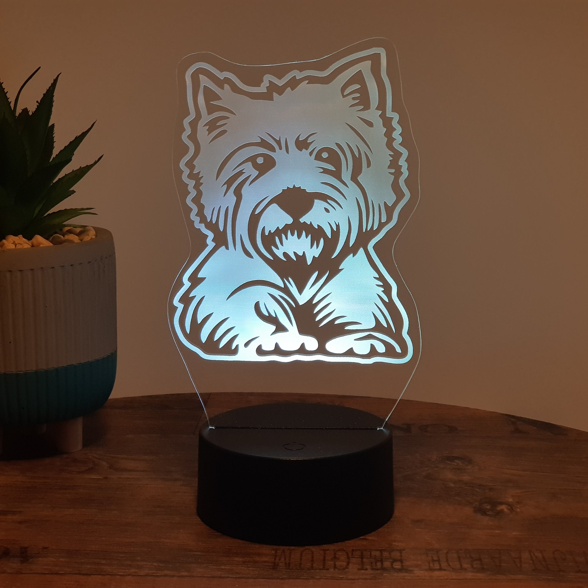 LED Lampe Hund - West Highland Terrier