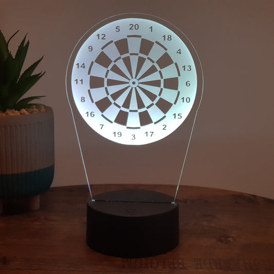 LED Lampe Dartscheibe