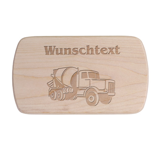Ahorn Frühstücksbrettchen - Betonmischer
