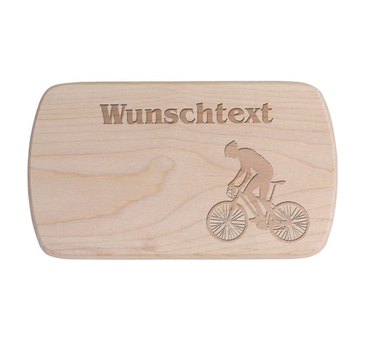 Ahorn Frühstücksbrettchen - Fahrrad
