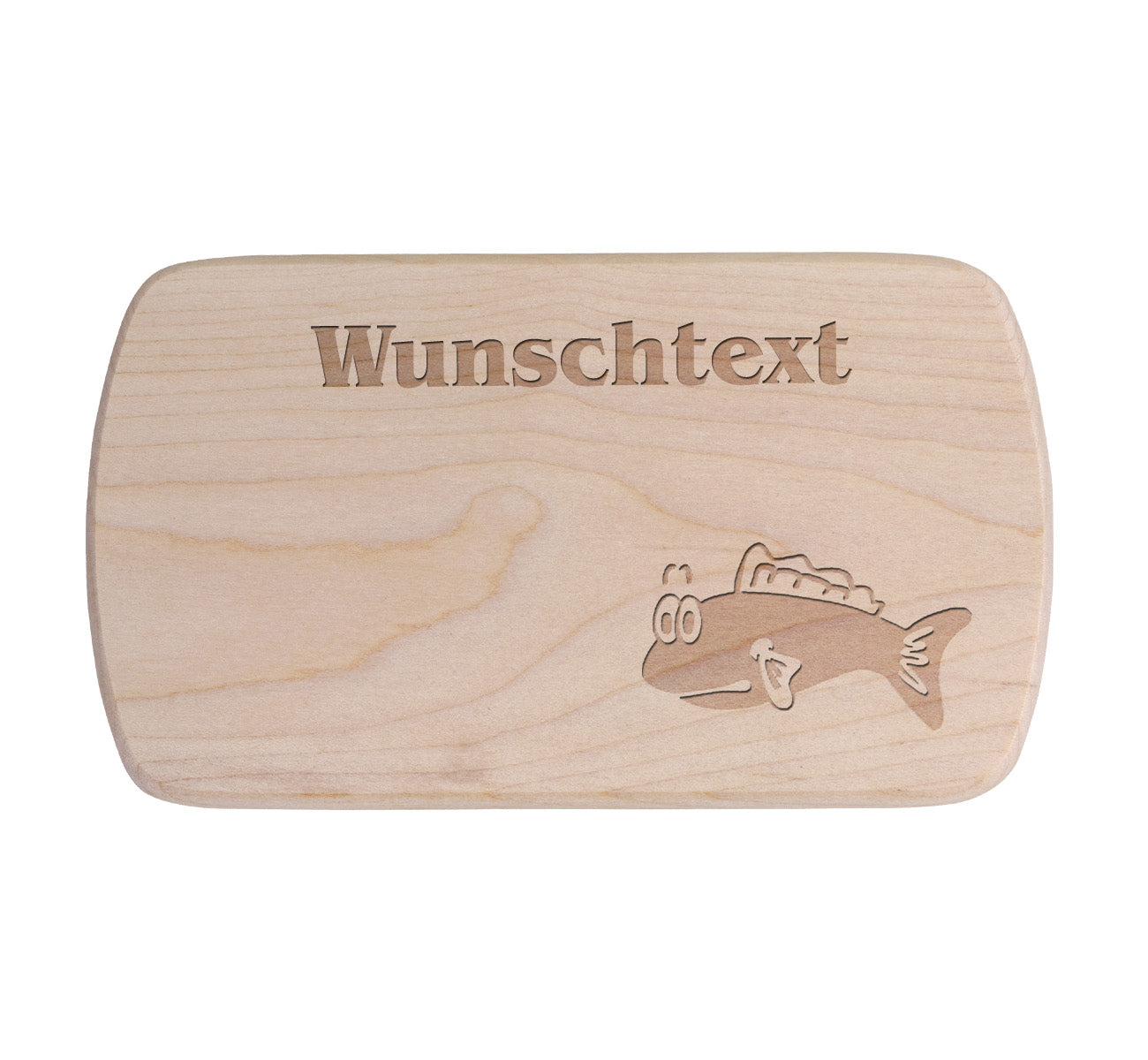 Ahorn Frühstücksbrettchen - Fisch