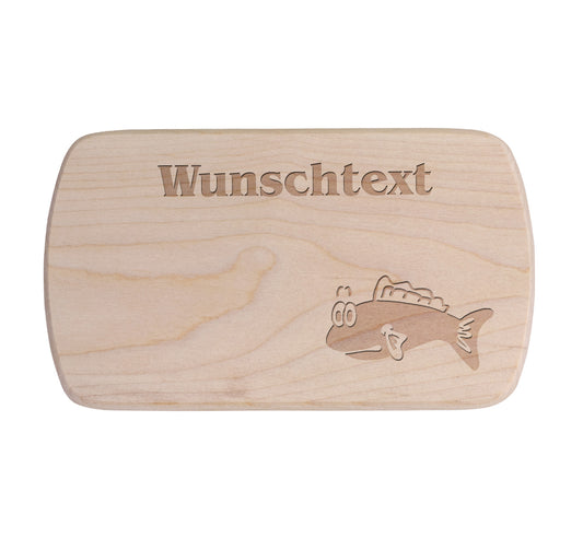 Ahorn Frühstücksbrettchen - Fisch