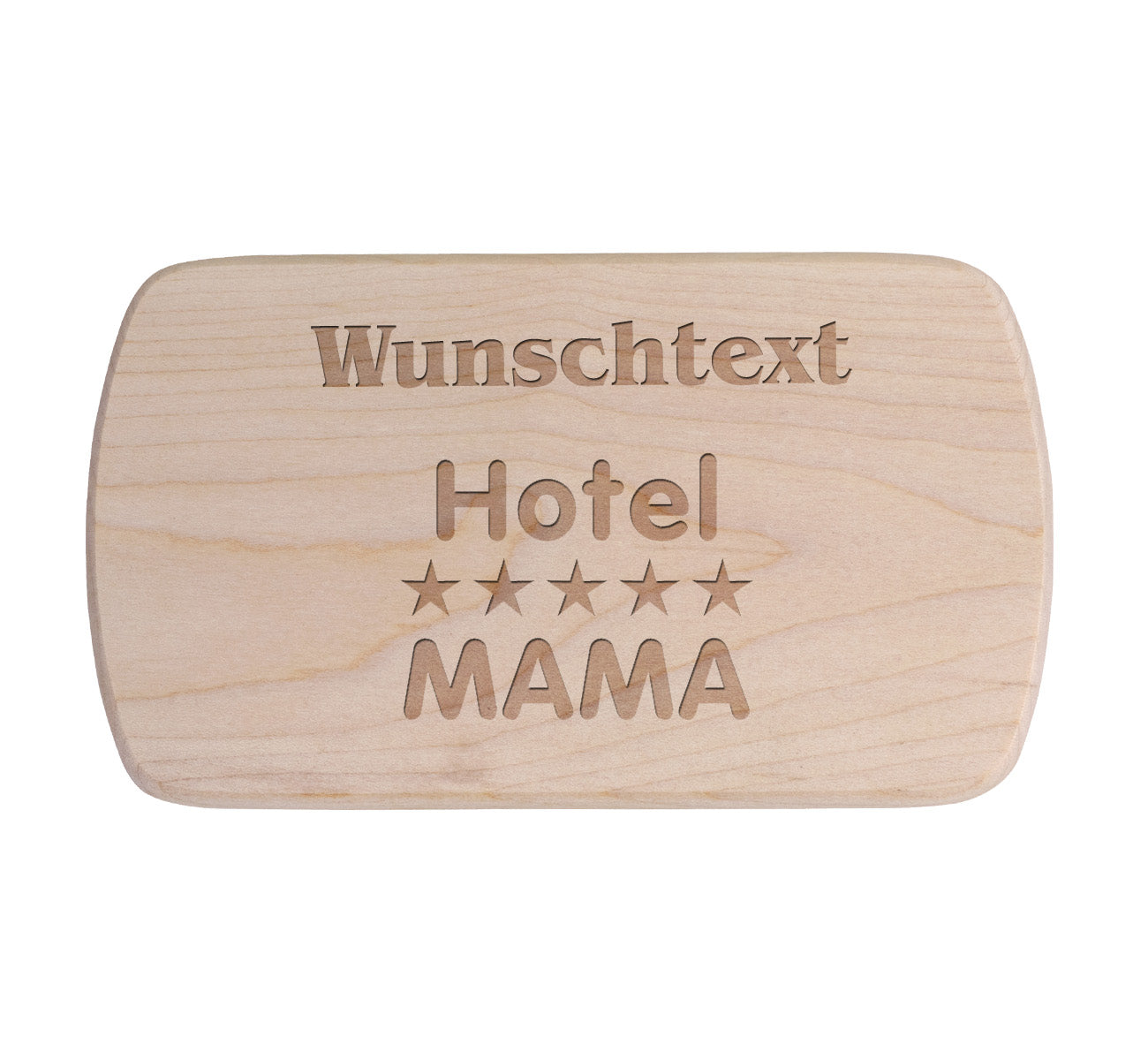 Ahorn Frühstücksbrettchen - Hotel Mama