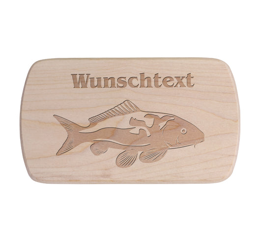 Ahorn Frühstücksbrettchen - Fisch - Koi 1