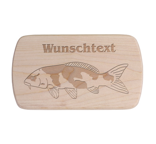 Ahorn Frühstücksbrettchen - Fisch - Koi 3