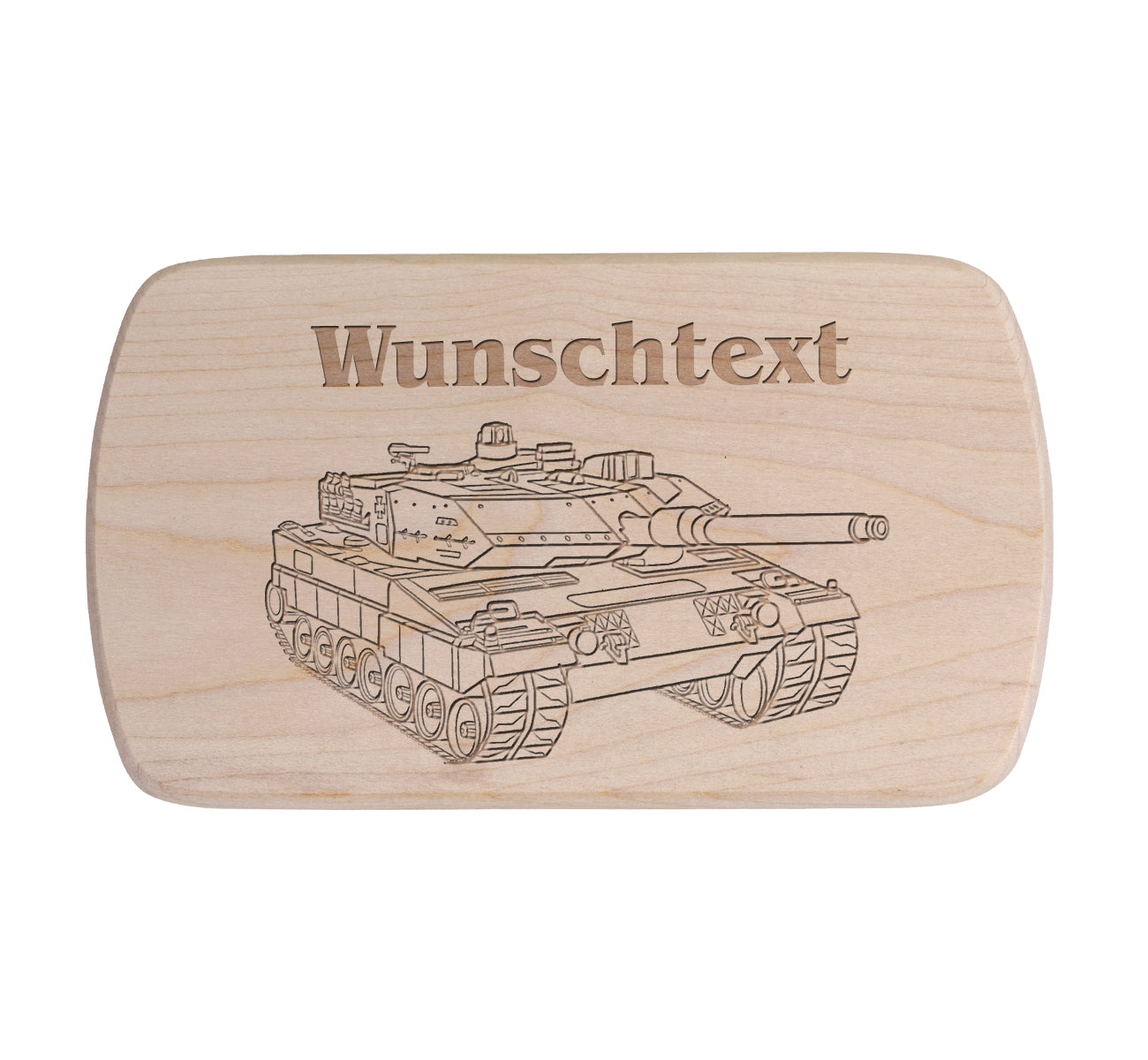 Ahorn Frühstücksbrettchen - Panzer 2