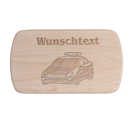 Ahorn Frühstücksbrettchen - Polizei