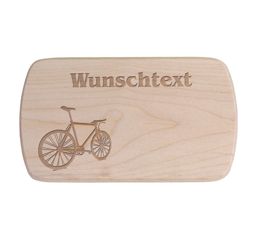 Ahorn Frühstücksbrettchen - Fahrrad - Rennrad